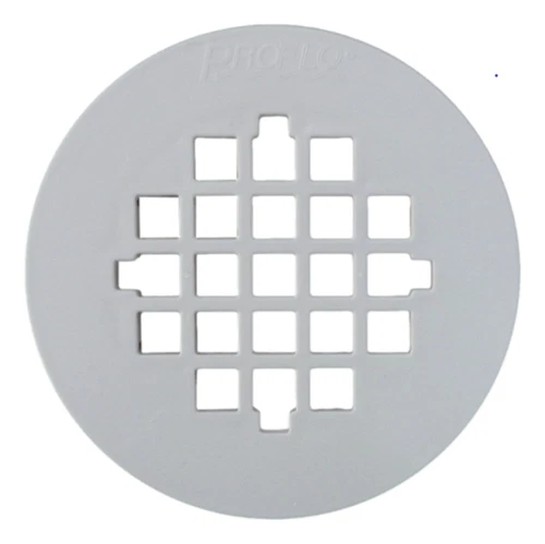 Proflo PF42947 4-1/4" Plastic Strainer for Shower Drain- White - Picture 1 of 2