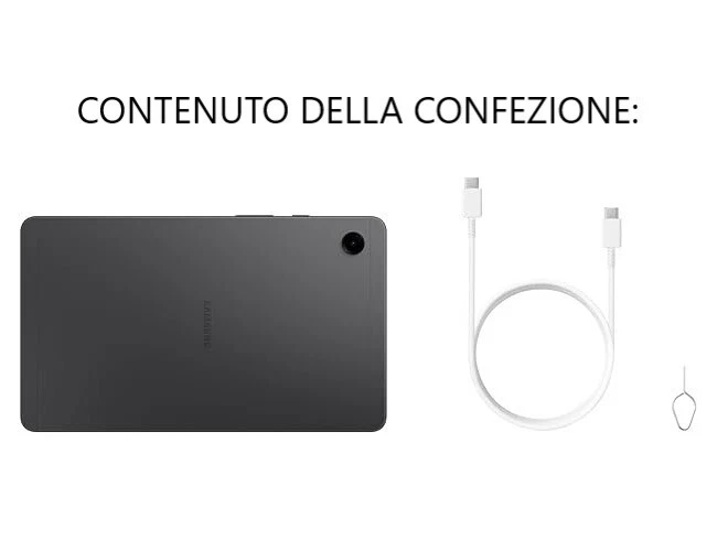 Samsung Galaxy Tab A9 8,7" 4+64GB Tablet Solo WiFi X110 GRAPHITE - Immagine 4 di 4