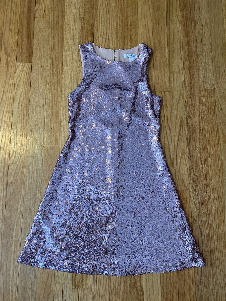 Speechless SZ 5 Fancy Formal Party Dress Sequin Pink / Rose Gold w/ Back Cutouts | eBay Speechless SZ 5 Fancy Formal Party Dress Sequin Pink / Rose Gold w/ Back Cutouts | eBay