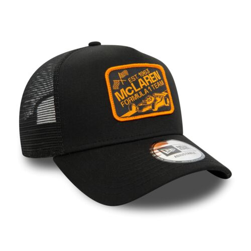 McLaren Racing F1 Cappuccio camionista patch grafica adulti - nero - Foto 3 di 5