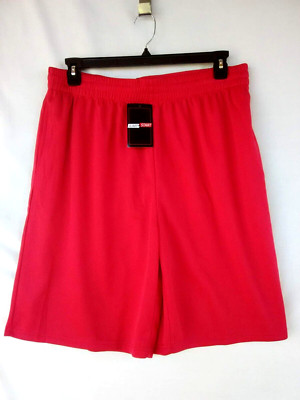 Men's XL Shorts Red Active Athletic Sports Gym Wear Short  New NWT