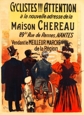 VéLO/CYCLES CLéMENT Réf192 - POSTER HQ 40x60cm d'une AFFICHE VINTAGE