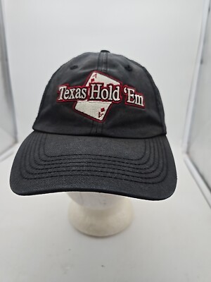 Texas Hold 'Em No Limit Gambling Adjustable Baseball Cap Hat