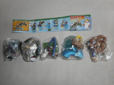 Tsurikichi Sanpei Sampei The Boy Epoch Fish Boy Gashapon Figure set of 5