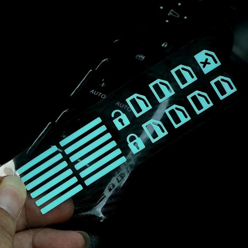 Adesivo Luminoso Auto Porta Interruttore Finestrino Adesivo Decalcomania Auto Adesivo Accessori - Foto 9 di 14
