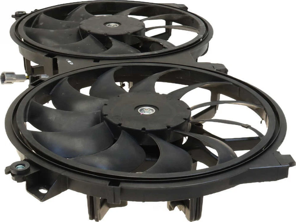 Conjunto de ventilador de radiador y condensador doble - METRIX se adapta a Nissan Máxima 09-14 Foto 4 de 4