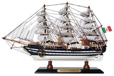 SAILINGSTOR Modellino Nave in Legno Amerigo Vespucci Scala 1/300 Replica Modalità Spedizione...