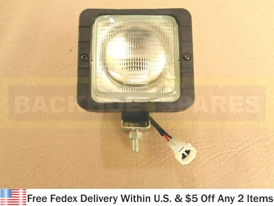 #ad JCB PARTS WORKING LIGHT ASSEMBLY 12V WITH BULB PART NO. 700 50029 $34.95
