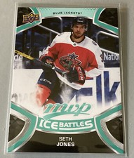 2021-22 UD MVP ICE BATTLES SETH JONES PARALLEL #3 BLUE JACKETS