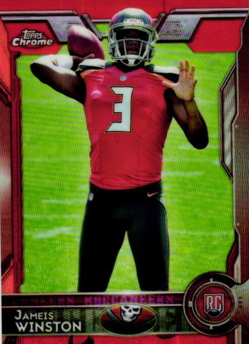 2015 Topps Chrome #200 Jameis Winston Orange Refractor