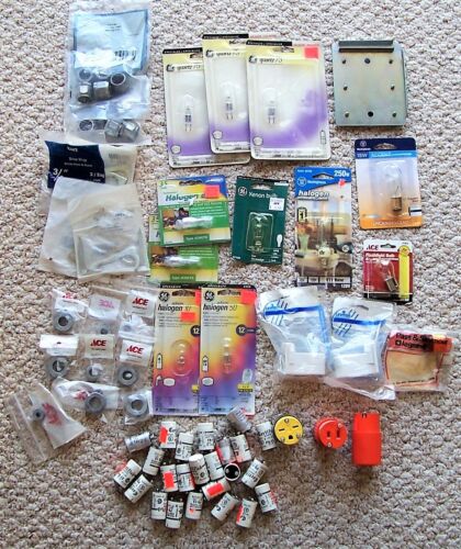 Junk Drawer Lot of 35 New Household Electrical Items