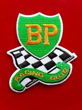 BP RACING CLUB FUEL OIL CAR MOTORSPORT RACING RALLY EMBROIDERED PATCH UK SELLER 