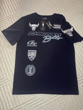 Brand New Pro Standard Chicago Bulls T-Shirt Black Color Size Large NWT