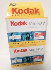 Kodak Mini-DV Digital Video Cassettes 2 Pack 60 min SP 90 min LP DVM60 ME