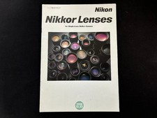 Catalog Nikon Camera Lens Catalog from 1998 Japan Ships from Japan