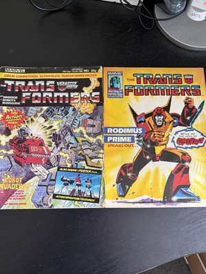 Big Marvel UK Transformers Comic Lot 122 Issues (Near-Complete #1-129)inc 1 &113