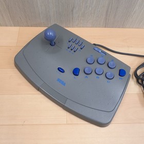 Sega Saturn console bundle with Virtua Stick & 5 games tested Japan Gray