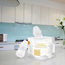 42pcs Breast Pump Microwave Bag Multifunction Baby Bottle Zipper Steam Bag
