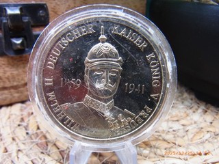 Münzen Medaillien Wilhelm II Kaiser König V.Preussen 1859 / 1941 MÜ.0017