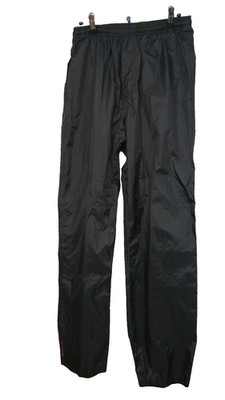 QUECHUA Regenhose Überziehhose Fahrrad schwarz Gr. L Herren Damen