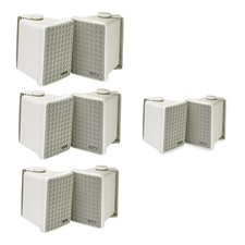 Kicker KB6 Indoor Outdoor Grey Speakers 4 Pair for Patio, Dock Garage