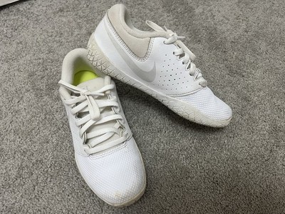 Nike CHEER- White Lace-Up Cheer Sneakers  - Girls size 2