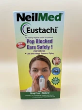 NEILMED Eustachi Ear Pressure Treatment- Pop Blocked Ears Safely - New