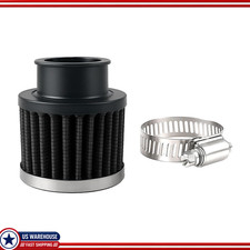 Universal High Flow Crankcase Breather Filter 1 25mm Inlet Valve Cocolor Black