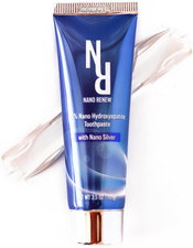 10 Nano Hydroxyapatite Toothpaste Fluoride Free , with Nano Silver, Natural, R