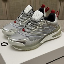 Givenchy Men s GIV 1 Metallic Silver Gray & W...