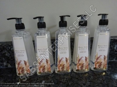 5 Maison De Base MAPLE SPICE & VANILLA Scent Liquid Hand Soap 13.52 FL oz. NEW
