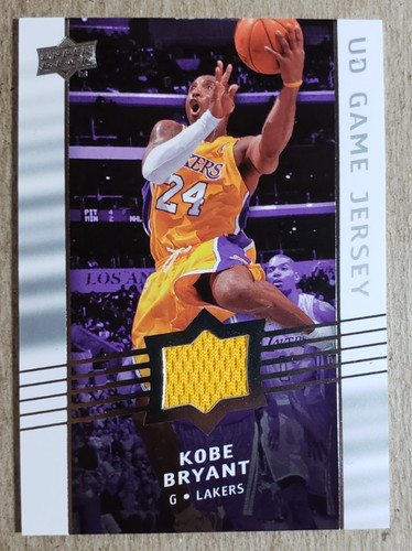 Kobe Bryant #GA-KB card from 2008 Upper Deck Game Jersey