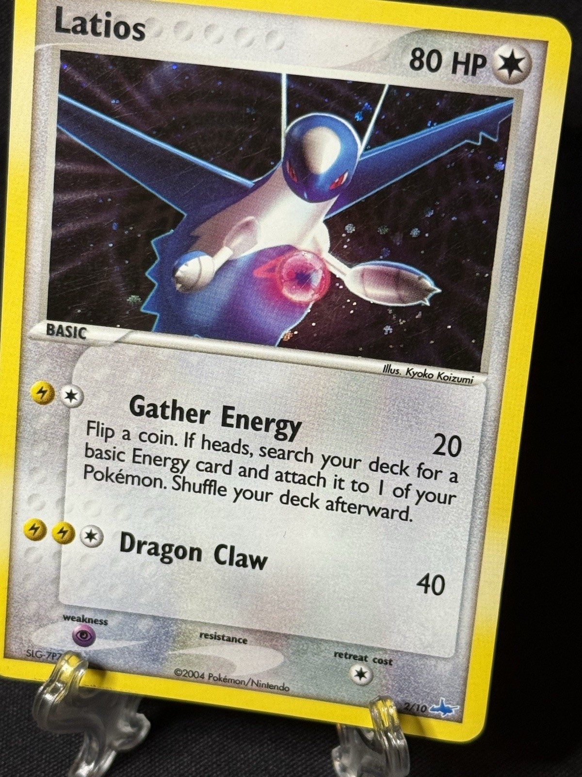 Latios 2/10 Holo Pokémon EX Trainer Kit 1 With Hand Swirl 🌀🌀