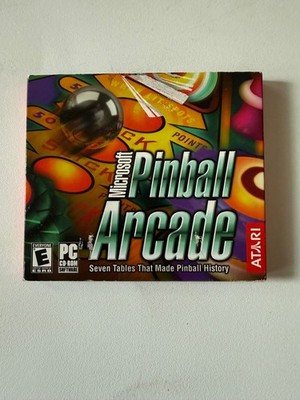 Microsoft Pinball Arcade CD ROM Atari Windows 95/98/INT Seven Tables 
