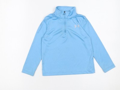 Under Armour Jungen blau 2-3 Jahre 1/4 Reißverschluss Langarm Sport Sweatshirt