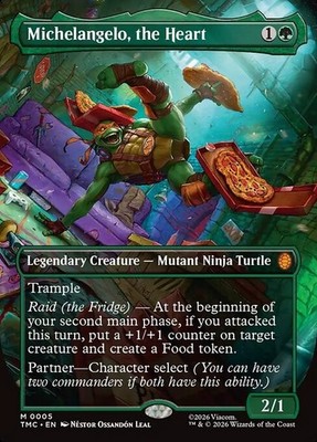 *MtG: MICHELANGELO, THE HEART - CMD Teenage Mutant Ninja Turtles Mythic*