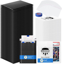 Trading Card Shipping Kit Includes 100 4 X 6 Graded Card Shipping Protector