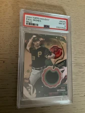 2024 TOPPS HOLIDAY RELICS #RCPS PAUL SKENES ROOKIE RC PSA 8