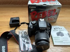 Canon EOS Rebel T3 SLR Camera with EFS 18-55mm Lens  Rechargeable Dock/Battery