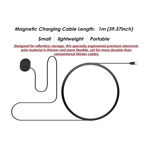 Charging Cable for Rayban Meta Display Neural Band Charger, Magnetic Fast Charge - Afbeelding 4 van 7