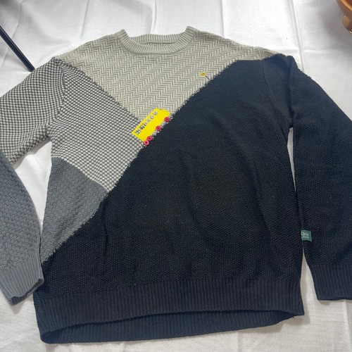 TEDDY FRESH x HILLA KLEIN uphill battle XL school bus streetwear knit sweater