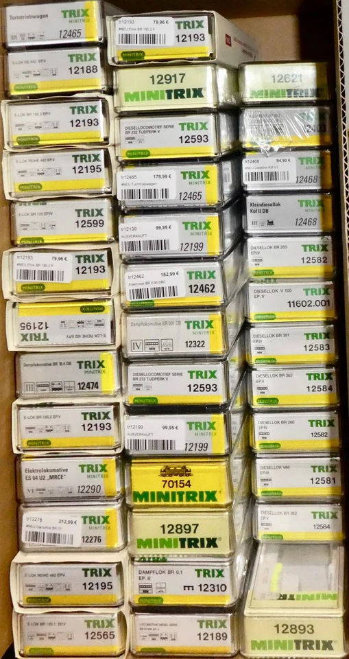 Minitrix 12188 Lokomotive Leerkarton Leerverpackung Karton Spur N 1:160 LB1 å