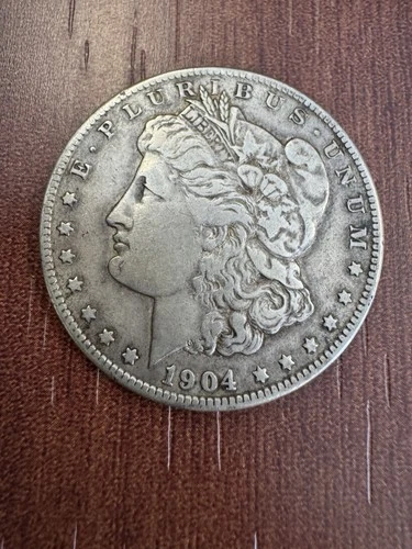 1904-S Morgan Silver Dollar With VF Details Beautiful No Reserve!
