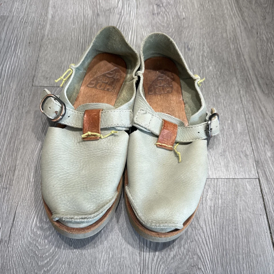 Zapatos Satorisan Benirras Cuero Premium Verde Talla 7, 38 EUR Foto 2 de 4