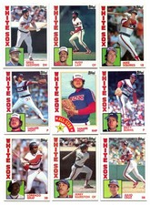 Lot Of (26) 1984 Topps Baseball Cards - Chicago White Sox