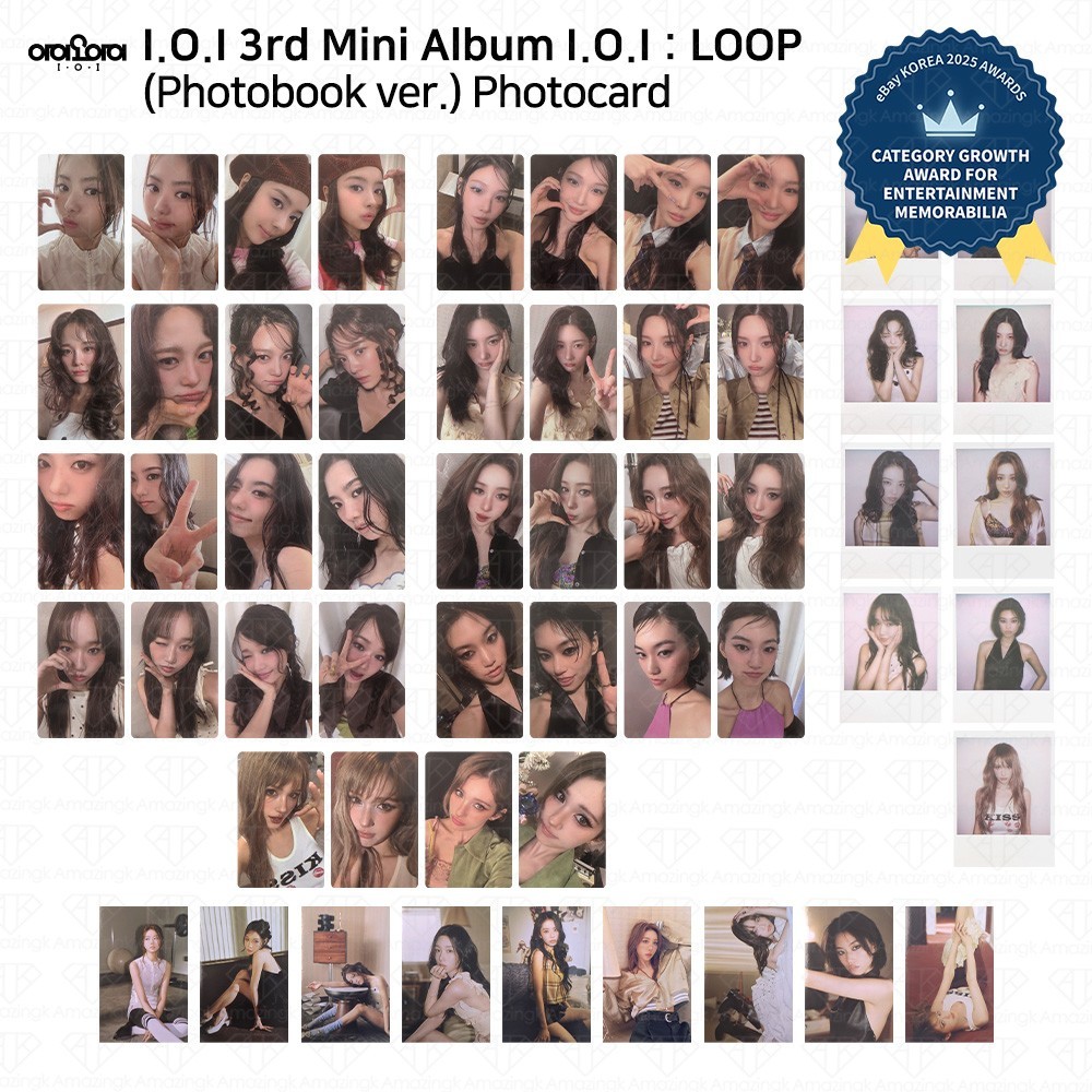 I.O.I The 3rd Mini Album I.O.I : LOOP Photobook ver. Photocard