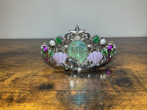 Disney Parks The Little Mermaid Ariel Princess Tiara Crown Metal under the sea
