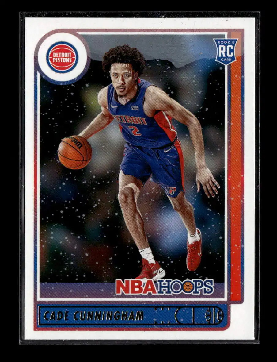 Cade Cunningham 2021-22 Panini NBA Hoops Winter #201 RC