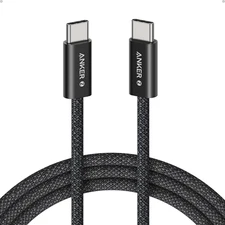 Anker Zolo USB C to USB C Cable, Braided and Dirt-Free Type-C Fast Charging Cabl