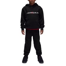 Jordan Tuta da Bambini con Cappuccio Mj Baseline Nera Codice 85F270-023 - 9B